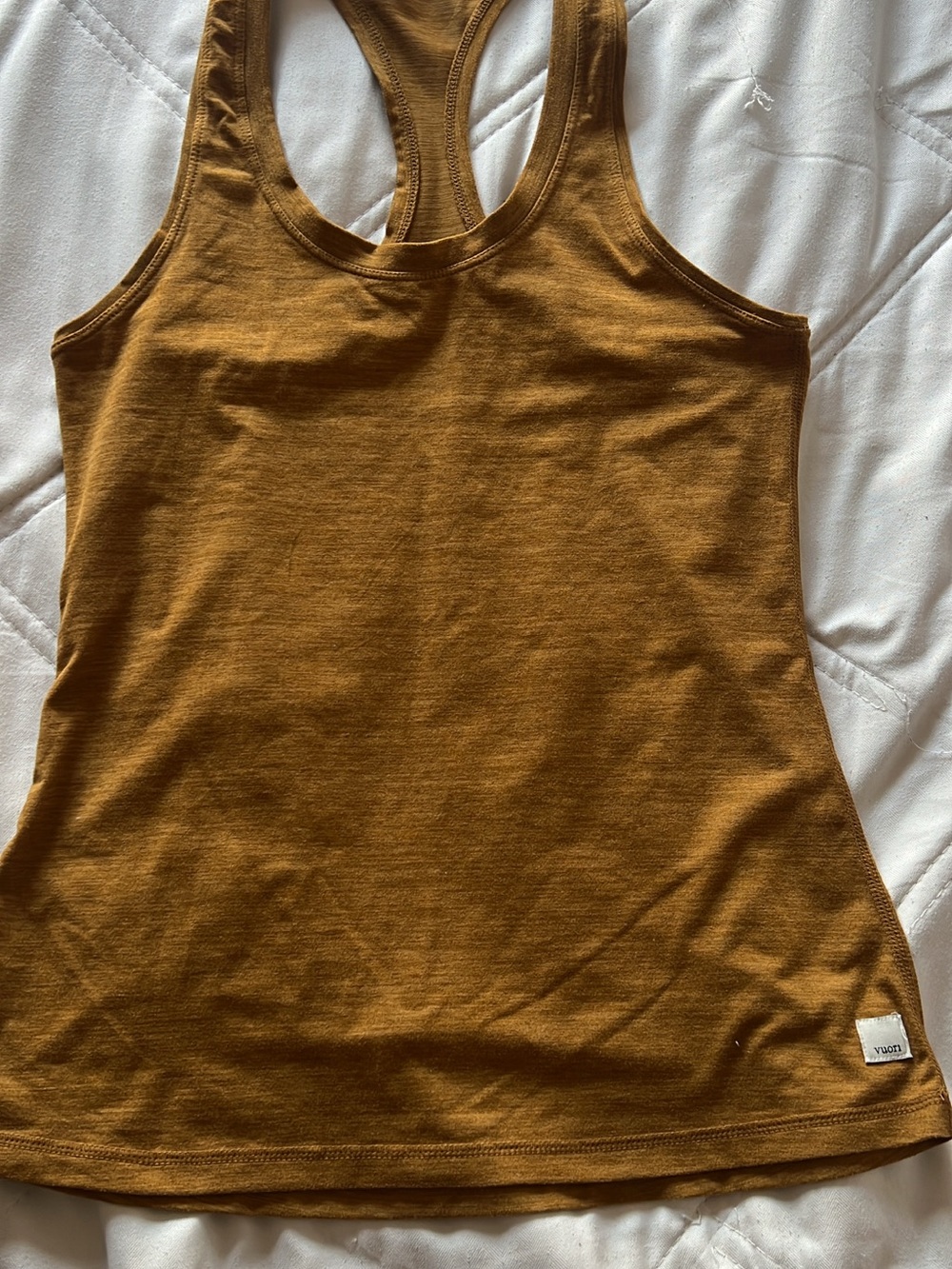 Vuori Women's Racerback Tank Top - Mustard